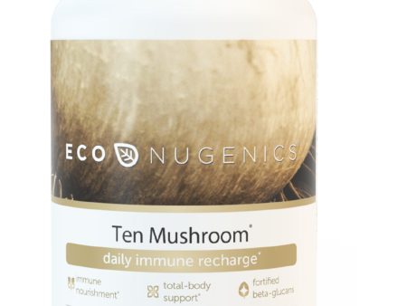 Econugenics, Ten Mushroom Formula, 120 vcaps Cheap