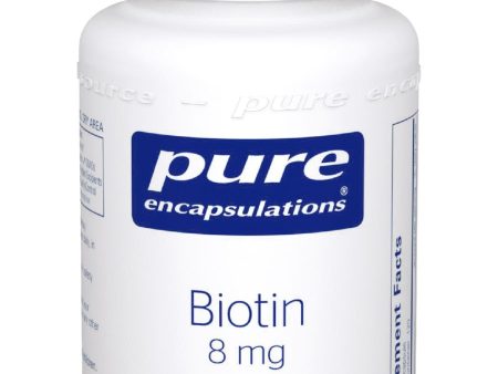 Pure Encapsulations, Biotin, 8 mg, 120 vcaps Supply