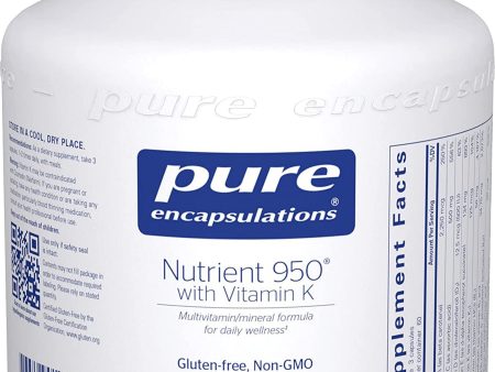 Pure Encapsulations, Nutrient 950 with Vitamin K, 180 vcaps on Sale