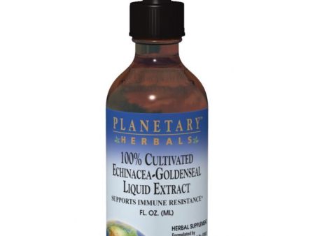 Planetary Herbals - Echinacea Goldenseal liquid Ext 100% Cultivated - 2 oz For Cheap