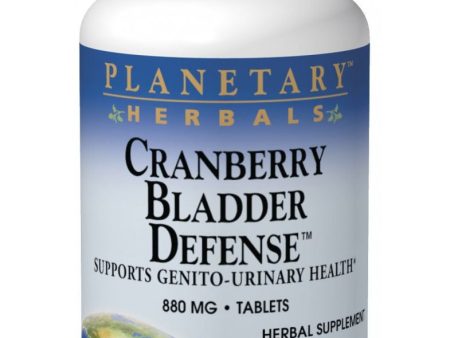 Planetary Herbals, Cranberry Bladder Defense, 120 ct Online Sale