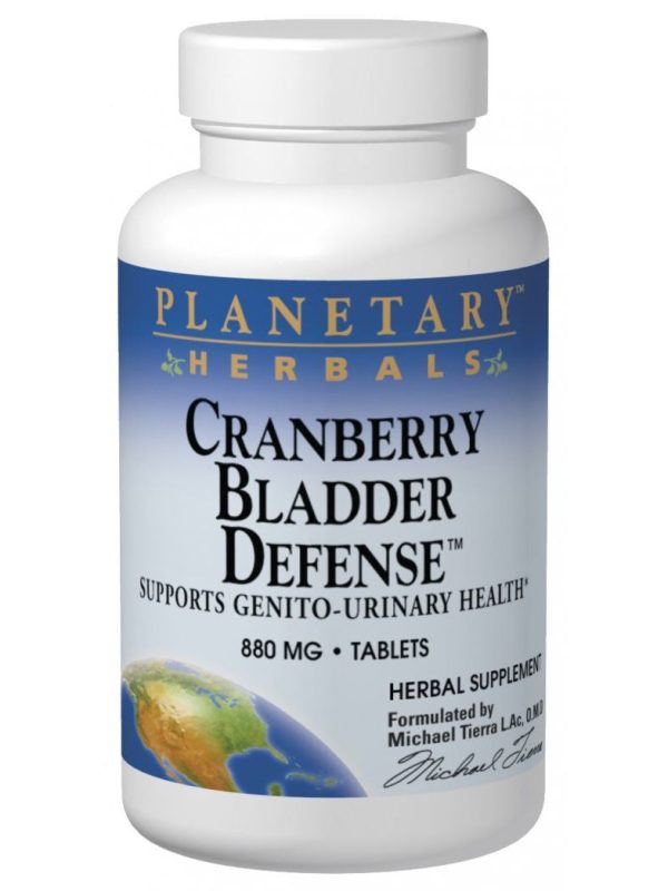 Planetary Herbals, Cranberry Bladder Defense, 120 ct Online Sale