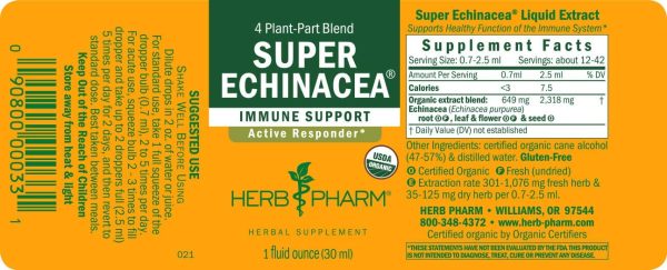 Herb Pharm, Super Echinacea, 1 fl oz For Sale