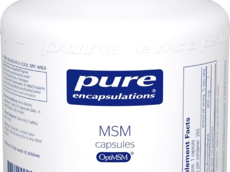 Pure Encapsulations, MSM, 850 mg, 250 vcaps Online