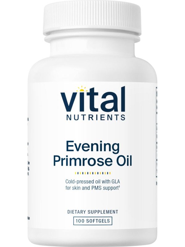 Vital Nutrients, Evening Primrose Oil 1000, GLA 90mg, 100 softgels on Sale