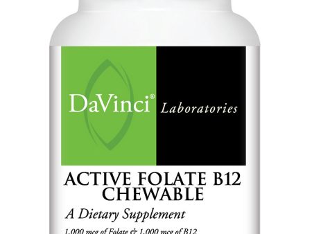 DaVinci Laboratories, Active Folate B12 Chewable, 60 Chewable Tablets For Discount