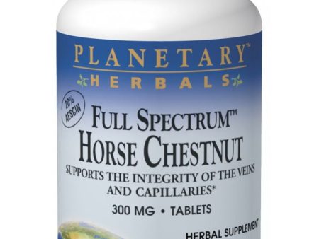 Planetary Herbals, Horse Chestnut 300mg Full Spectrum Std 20% Aescin, 60 ct Sale