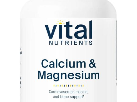 Vital Nutrients, Calcium & Magnesium 225mg 75mg, 100 vegetarian capsules Cheap