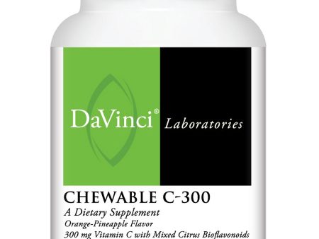 DaVinci Laboratories, Chewable C-300 Orange Pineapple, 90 Chewable Tablets For Discount