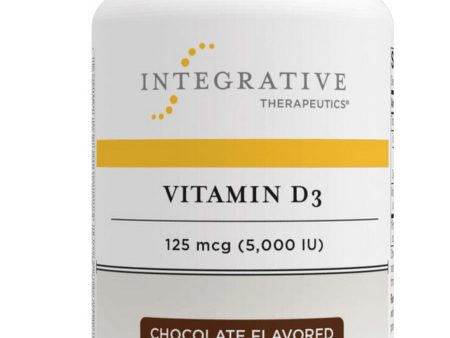 Integrative Therapeutics, Vitamin D3 5,000 IU, Chocolate Flavored, 90 chewable tablets Online now