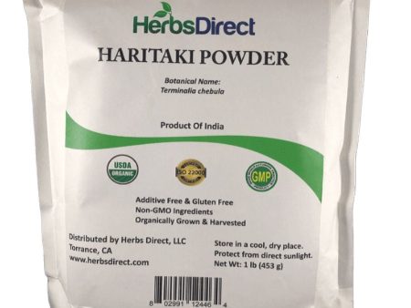 Herbs Direct, Haritaki Powder, Organic, 1 lb Fashion