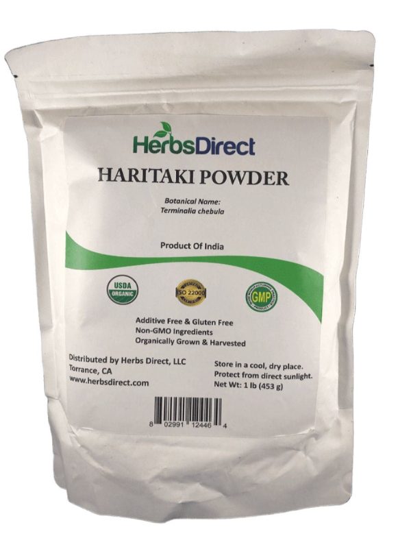 Herbs Direct, Haritaki Powder, Organic, 1 lb Fashion