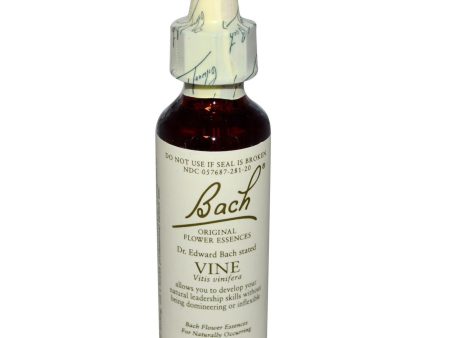 Bach Original Flower Essences, Vine Flower Essence, 0.7 oz, 20 ml Hot on Sale