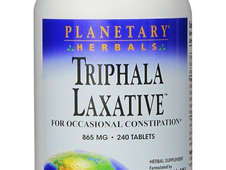 Planetary Herbals, Triphala Laxative 865 mg, 240 Tablets Online Hot Sale