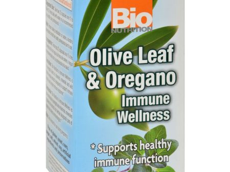 Bio Nutrition, Immune Wellness, Olive & Oregano, 60 vegicaps Online