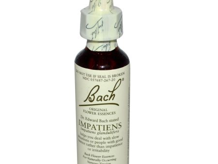 Bach Original Flower Essences, Impatiens Flower Essence, 0.7 oz, 20 ml Online Sale