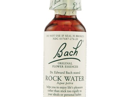 Bach Original Flower Essences, Rock Water Flower Essence, 0.7 oz, 20 ml Online now