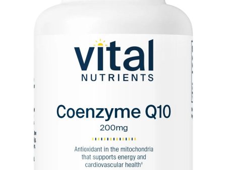 Vital Nutrients, CoEnzyme Q10 200mg, 60 vegetarian capsules For Cheap