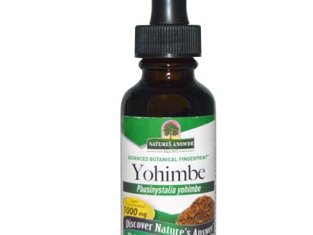 Nature s Answer, Yohimbe 1% Alcohol Free Extract, 1 oz Online now