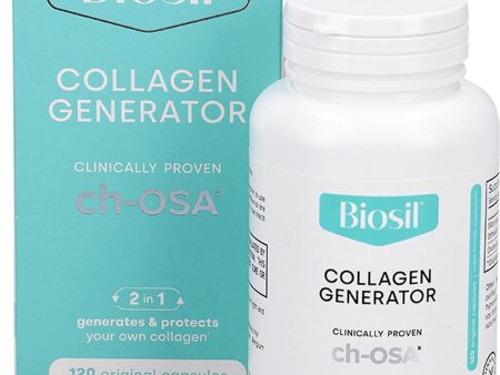 Natural Factors, BioSil, Collagen Generator, 120 Vegetarian Capsules Online Hot Sale