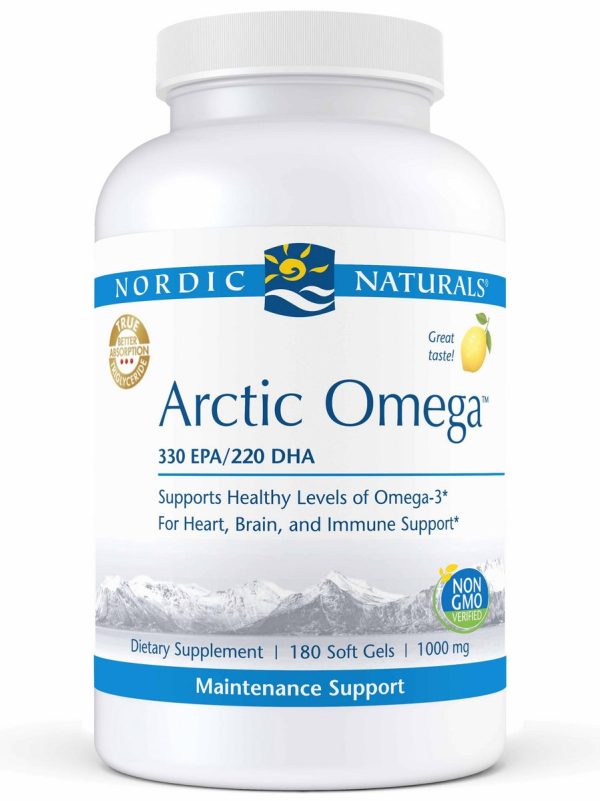 Nordic Naturals, Arctic Omega™, Lemon, 180 Soft Gels Online Sale