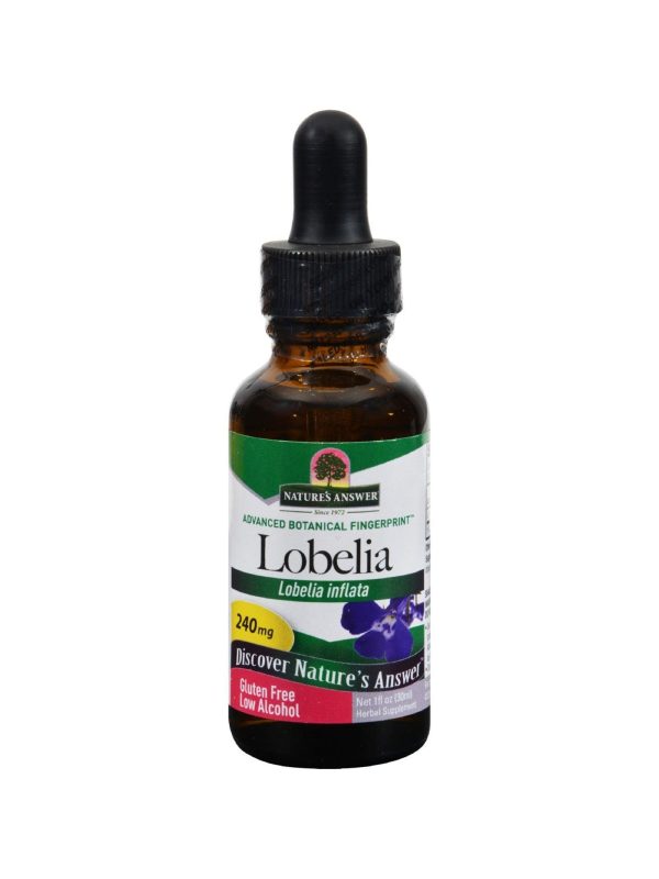 Nature s Answer, Lobelia Inflata Herb Extract, 1 oz Online Hot Sale