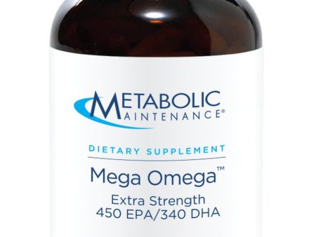 Metabolic Maintenance, Mega Omega™ Extra Strength, 90 softgels Hot on Sale