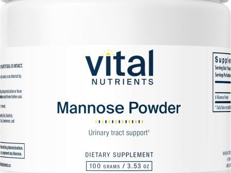 Vital Nutrients, Mannose Powder (Urinary Tract Support), 100 grams Online