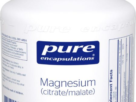 Pure Encapsulations, Mag, citrate malate, 120 mg, 180 vcaps Hot on Sale