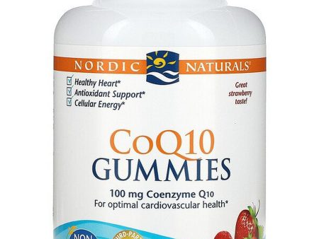 Nordic Naturals, CoQ10 Gummies, Strawberry, 60 Gummies Supply