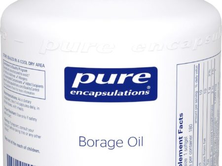 Pure Encapsulations, Borage Oil, 180 gels For Cheap