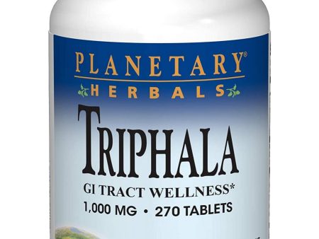 Planetary Herbals, Triphala 1000 mg, 270 Tablets on Sale