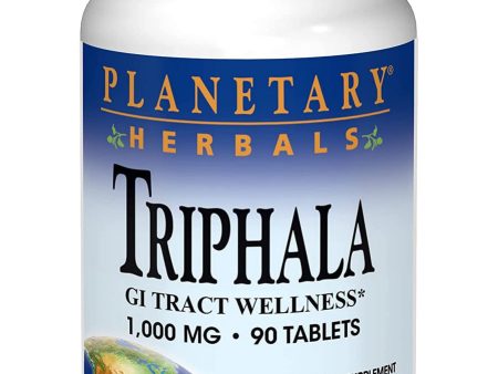 Planetary Herbals, Triphala 1000 mg, 90 Tablets Online Sale