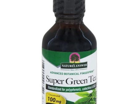 Nature s Answer, Super Green Tea Extract Alcohol Free, 2 oz Cheap