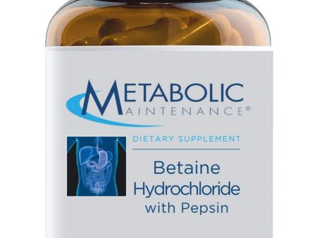 Metabolic Maintenance, Betaine HCL with Pepsin, 100 capsules Fashion