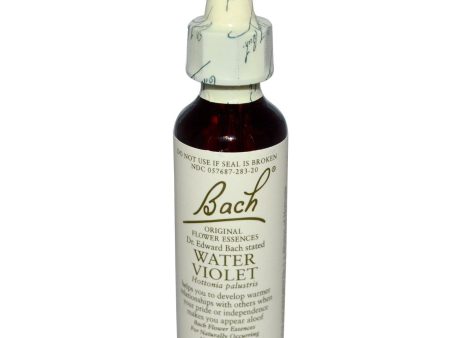 Bach Original Flower Essences, Water Violet Flower Essence, 0.7 oz, 20 ml Cheap