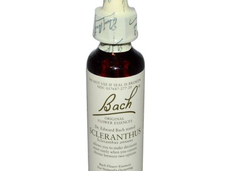 Bach Original Flower Essences, Scleranthus Flower Essence, 0.7 oz, 20 ml Online Hot Sale