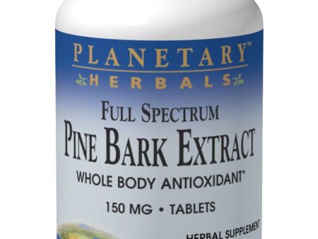 Planetary Herbals, Pine Bark Extract Full Spectrum 150mg, 60 ct Online Sale