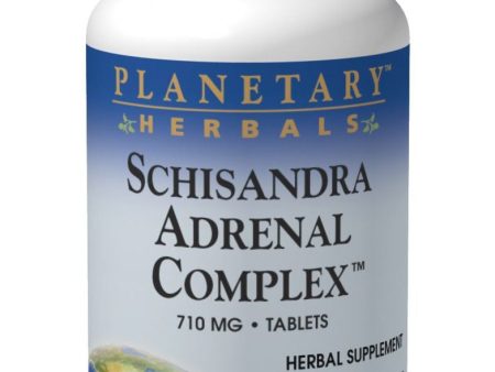 Planetary Herbals, Schisandra Adrenal Complex, 120 ct Discount