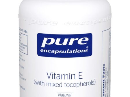 Pure Encapsulations, Vitamin E, Natural 260 mg, 180 gels Sale