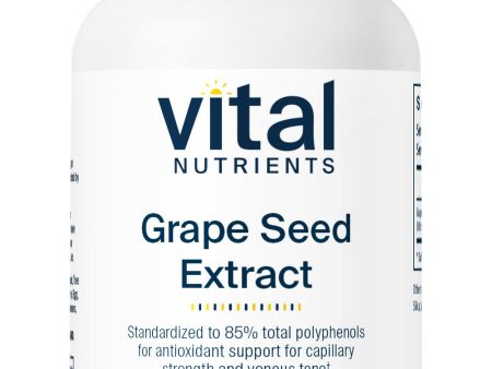 Vital Nutrients, Grape Seed Extract 100mg, 90 vegetarian capsules Online Hot Sale