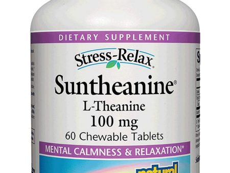 Natural Factors, Suntheanine® L-Theanine, 60 Chewable Tablets Supply