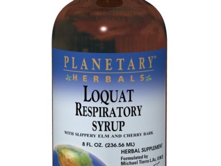 Planetary Herbals, Loquat Respiratory Syrup, 8 oz Online now