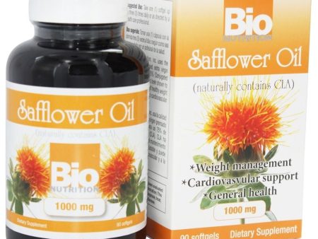 Bio Nutrition, Safflower 1 000mg, 90 softgels Hot on Sale