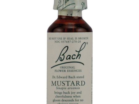 Bach Original Flower Essences, Mustard Flower Essence, 0.7 oz, 20 ml Cheap