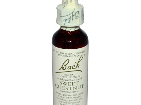 Bach Original Flower Essences, Sweet Chestnut Flower Essence, 0.7 oz, 20 ml on Sale