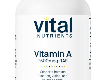 Vital Nutrients, Vitamin A 7500mcg RAE, 100 softgels Fashion