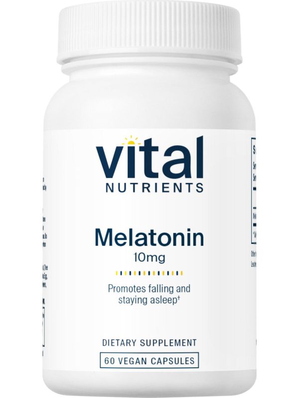 Vital Nutrients, Melatonin 10mg, 60 vegetarian capsules For Sale