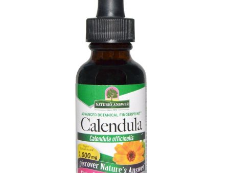 Nature s Answer, Calendula Flowers Extract, 1 oz For Cheap