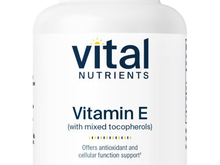 Vital Nutrients, Vitamin E 400 (with mixed tocopherols), 100 softgels Online